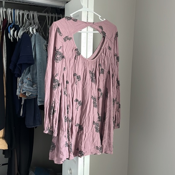 Free People Knit Long Sleeve Pattern Dress, lightly worn - Picture 7 of 7